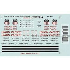 Microscale N Scale 40 Trailer Decal Set   Union Pacific 