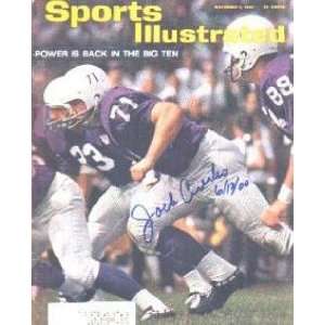 Jack Cvercko autographed Sports Illustrated Magazine (Northwestern)