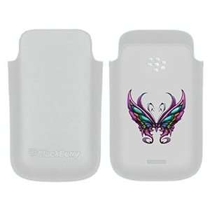   Butterfly on BlackBerry Leather Pocket Case  Players & Accessories