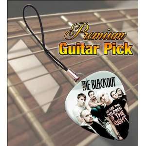  The Blackout Premium Guitar Pick Phone Charm Musical 