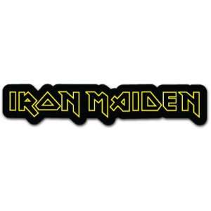 Iron Maiden Y Music Band Car Bumper Sticker Decal 7x1.5