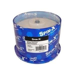 DVD R 8X White Thermal Hub Printable General Purpose Blank DVDR Media 