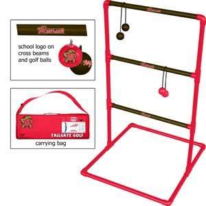 Maryland Terrapins Two Stand Tailgate Golf Game Set   NCAA College 