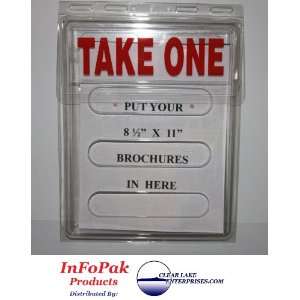  InfoPak Outdoor Brochure Holders   Package of 3 Office 