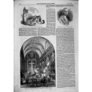 Funeral Service Marshal Soult Church Paris 1852 Trinity