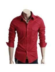  mens red dress shirt   Clothing & Accessories