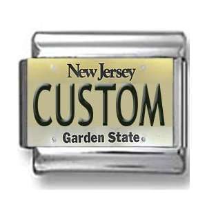  New Jersey License Plate Custom Italian Charm Jewelry