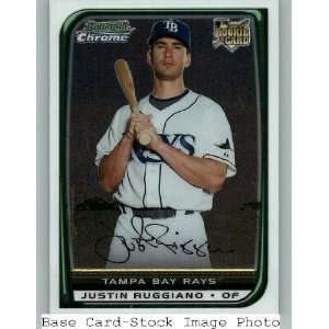  2008 Bowman Chrome #192 Justin Ruggiano   Tampa Bay Devil 