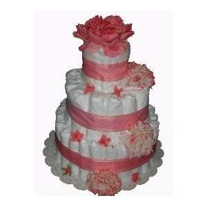  Blossoming Floral Diaper Cake Baby