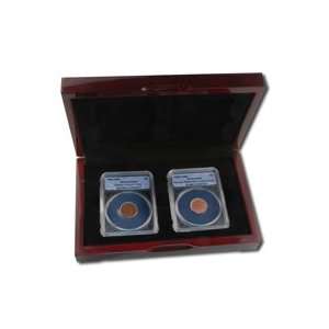 Cent Error Blank Set   Copper and Zinc Plated Copper