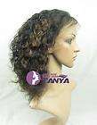 12 indian remy human hair full lace wig 1b 3