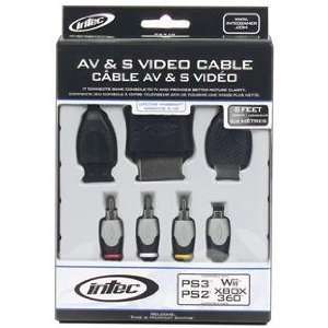  Intec Inc Universal Av S Video Cable Ps2 Ps3 Wii Xbox360 