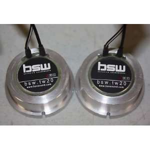  BSW BMW 20mm car speaker Tweeter upgrade pair E36 NEW 