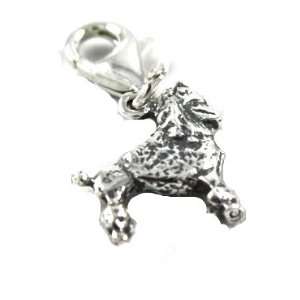 Design Visions Adorable Poodle Puppy Dog 925 Sterling Silver Charm 
