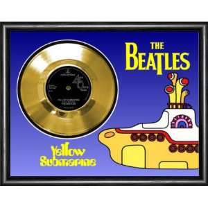  The Beatles Yellow Submarine Framed Gold Record A3 