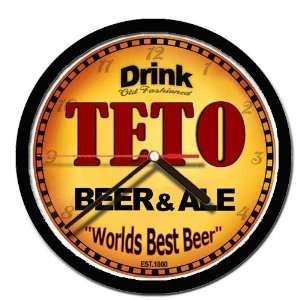  TETO beer and ale cerveza wall clock 