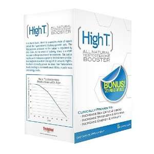   High T All Natural Testosterone Booster   BONUS SIZE 