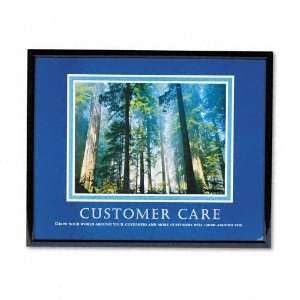 Care Framed Motivational Print, 30w x 24h   Sold As 1 Each   Liven up 