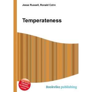  Temperateness Ronald Cohn Jesse Russell Books