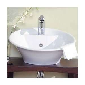  Porcher 06381WH Crescendo Vessel Style Bathroom Sink 