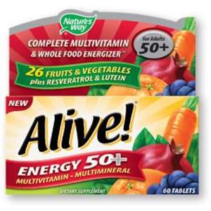  Alive Energy 50+ Once Daily Multivitamin and Multimineral 
