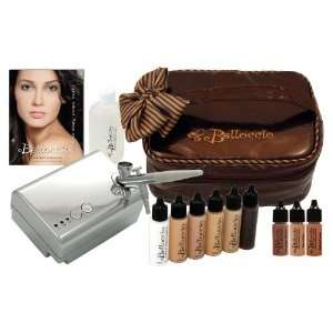  Airbrush Cosmetic Makeup System with a MEDIUM Shade Airbrush 