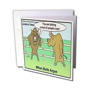  Londons Times Funny Cow Cartoons   When Bulls Argue 