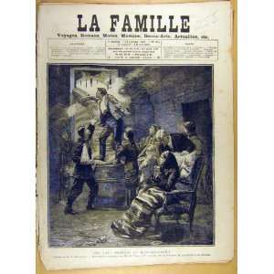  1885 Richemond War Bombardement Family Shelter French 