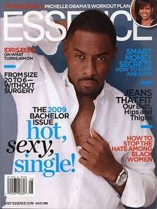 Essence Magazine *Idris Elba* August 2009  