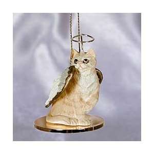  Silver Tabby Angel Cat Ornament