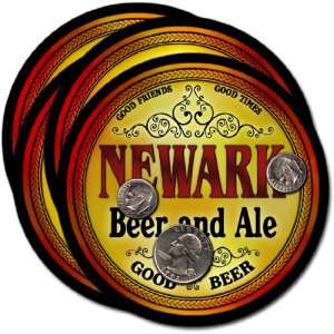  Newark , VT Beer & Ale Coasters   4pk 