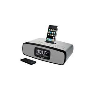  Ihome Ip90 Dual Alarm Clock Radio For Iphone Ipod Silver Time 