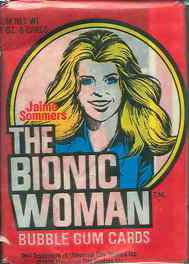 1976 Donruss The Bionic Woman Wax Pack (1) Pack  