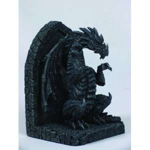  Single Dragon Bookend Resin Figurine
