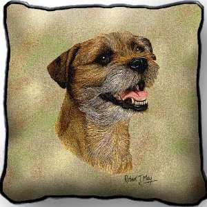 Border Terrier II Pillow