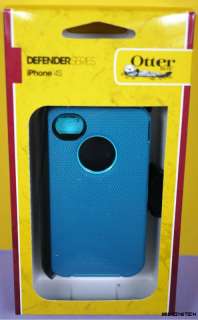   Otterbox Defender Case Light Teal and Deep Teal iPhone 4 4s ship fast