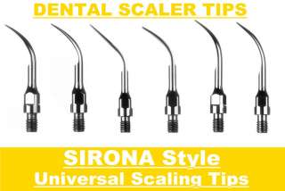   GS1/6PCS Dental Scaler Scaling Tips Sirona Style for Handpiece  
