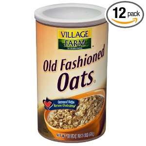 Sturms Village Farm Old Fashioned Oats, 18 Ounce Boxes (Pack of 12 