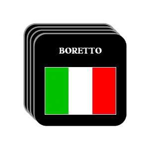 Italy   BORETTO Set of 4 Mini Mousepad Coasters