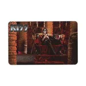  Collectible Phone Card KISS Rock & Roll Band   Peter 