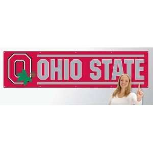  BOSU Ohio State Giant 8 Foot X 2 Foot Nylon Banner Sports 
