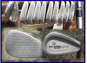 Lynx Black Cat MTW Stainless Tungsten 3 P,S Golf Irons PLUS Purespin 