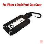 Black Sport Shock Proof Silicone Case Cover For Apple iPhone 4 4G New 