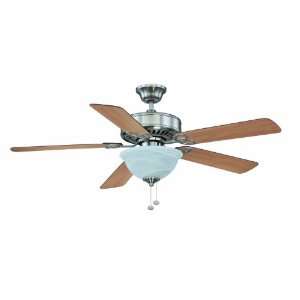 Litex E BDB52BNK5BC1S Boudreaux Collection   52 Ceiling Fan, Brushed 