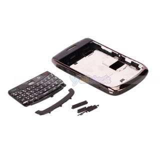 Silver Edge+Black Full Housing for Blackberry Bold 9700  