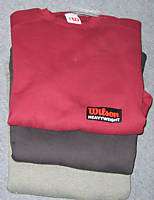   Sweatshirt 2XL heavy weight 4 pc lot 50/50 Brick or Black Sand  