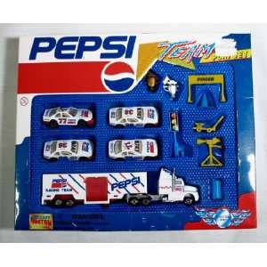  Team Pepsi Car Racing 14 Piece Play Set 