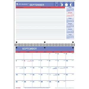  AT A GLANCE Recycled Monthly Desk/Wall Calendar, 11 Inch x 