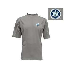   Seattle Mariners Technical Mock by Antigua   Silver Small Sports