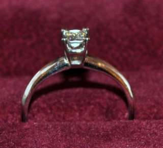 Diamond Engagement Ring Promise Wedding Princess Cut 0.25ct Solitaire 